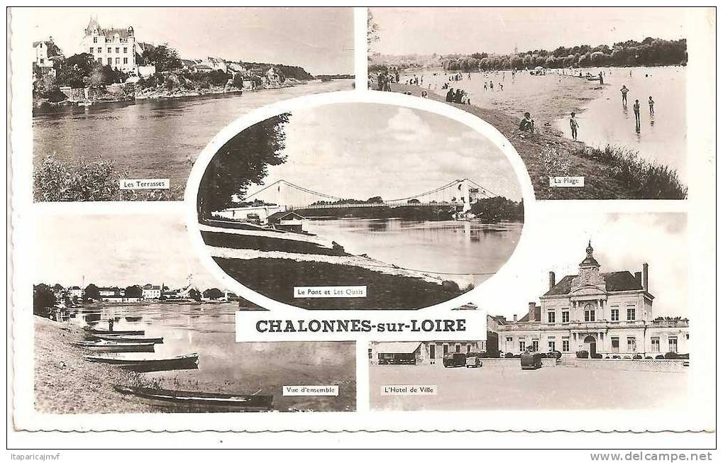 J :   Maine  Et  Loire :   :  CHALONNES   Sur  LOIRE  : Vues - Chalonnes Sur Loire