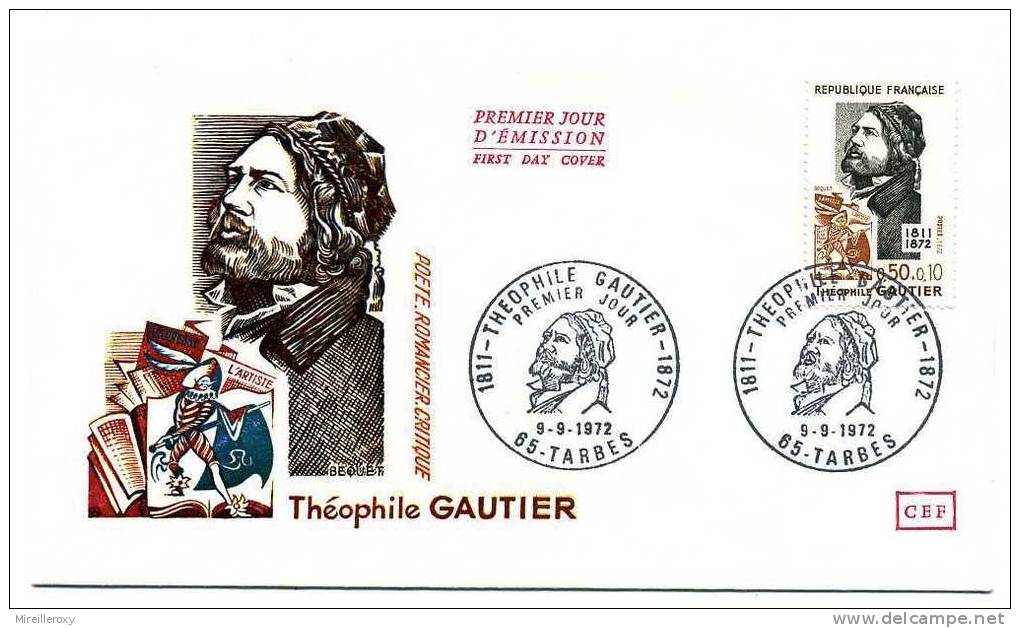 THEOPHILE GAUTIER / POETE ROMANCIER - Louis Pasteur