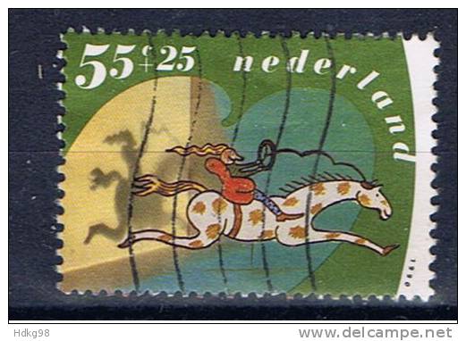 NL+ Niederlande 1990 Mi 1392 Kindermarke - Used Stamps