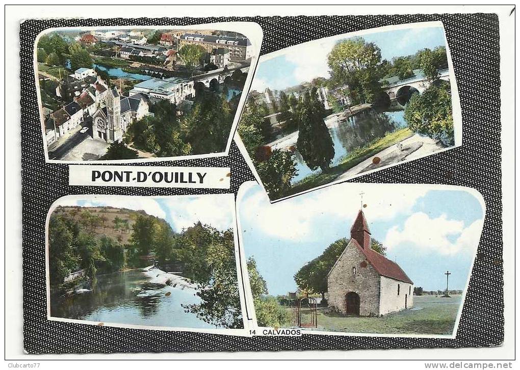 Pont-D'ouilly (14) : 4 Vues Dont Vue Aérienne Env 1970. - Pont D'Ouilly