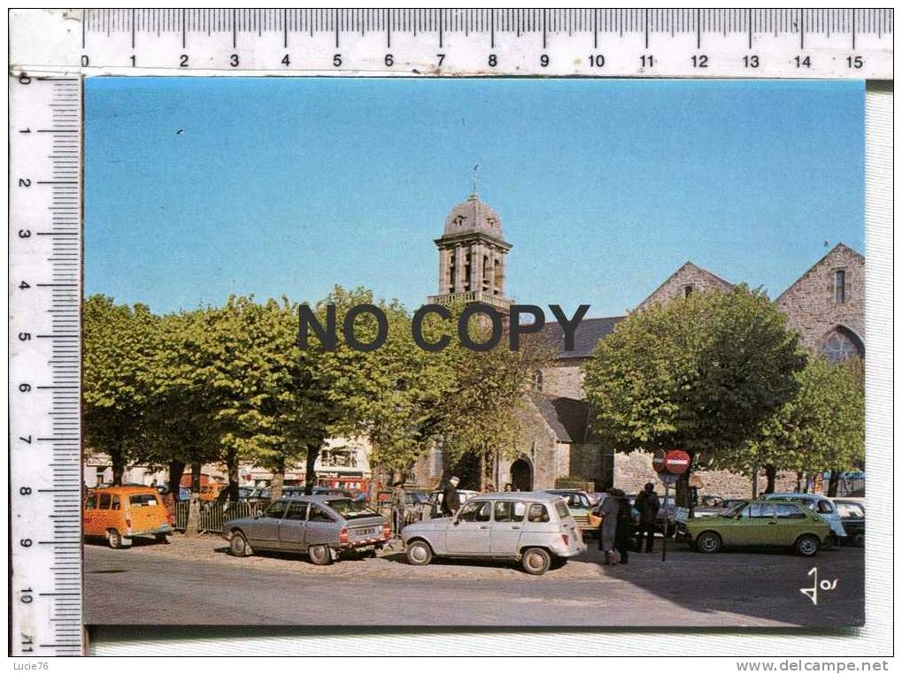 CROZON - L´Eglise Et La Place Du Marché - Crozon