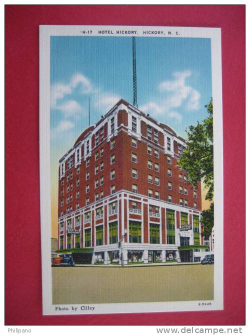 Hickory NC   Hotel Hickory     Linen-----------(ref 109) - Sonstige & Ohne Zuordnung