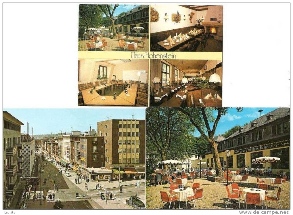 Witten Hotel Restaurant Hohenstein Ruhr Ruhrtal Bahnhofstrasse 5 Ansichtskarten - Witten