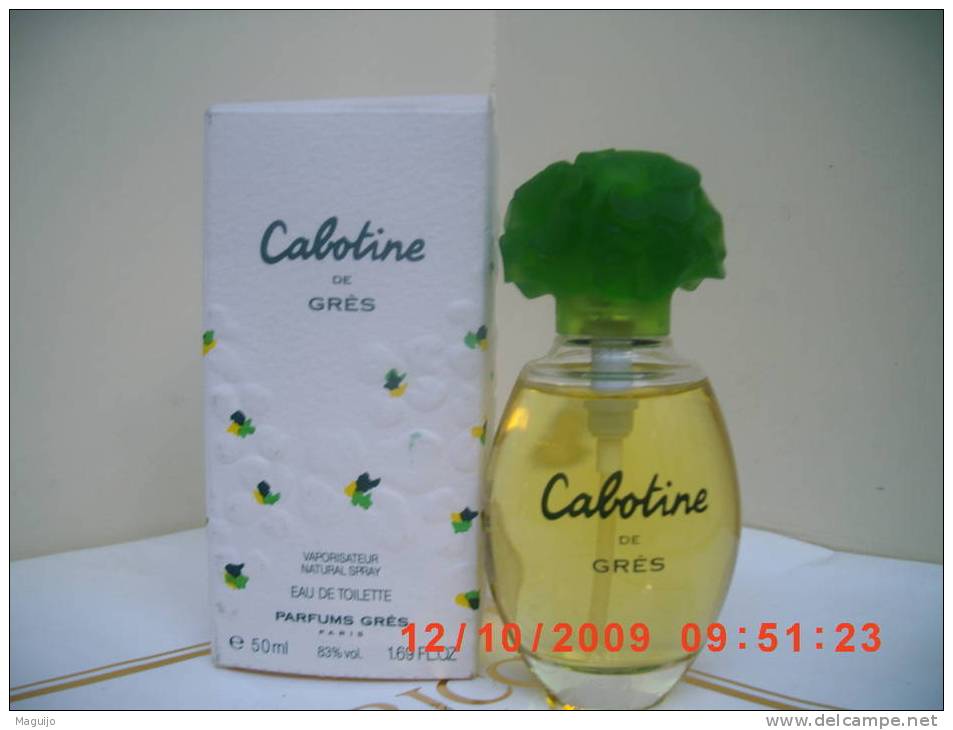 GRES " CABOTINE" VAPO EDT 50 ML UN PEU ESSAYE  LIRE§§§ - Miniaturen Damendüfte (mit Verpackung)