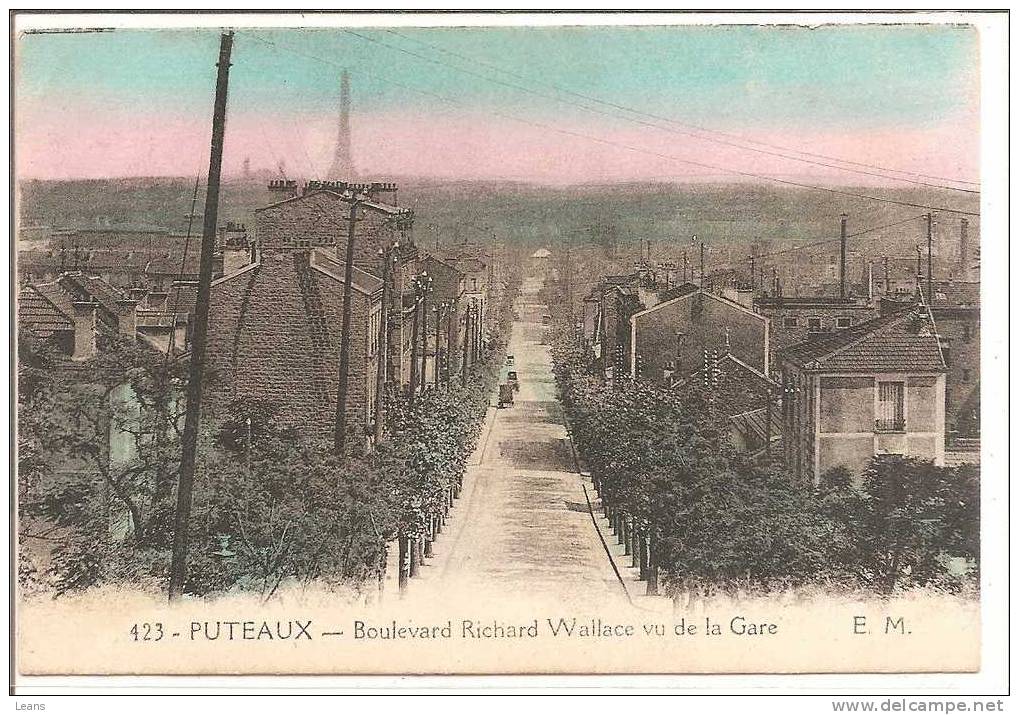 PUTEAUX   Boulevard Richard Wallace,vu De La Gare   423  EM - Puteaux