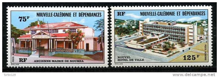 Nlle CALEDONIE 1976 PA N° 174/175 ** Neufs = MNH Superbes  Cote 16.20  € Mairie Nouméa Hôtel De Ville - Ongebruikt