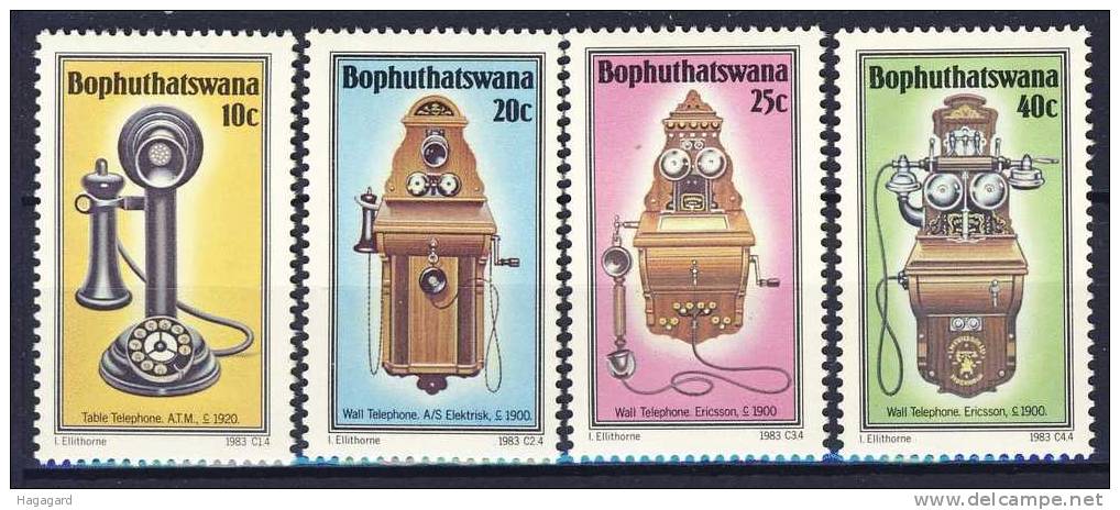 #RSA/Bophutatswana 1983. Telephone. Michel 108-11. MNH(**) - Bophuthatswana