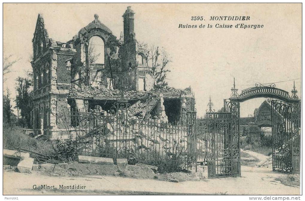 MONTDIDIER - Ruines De La Caisse D'Épargne - Montdidier