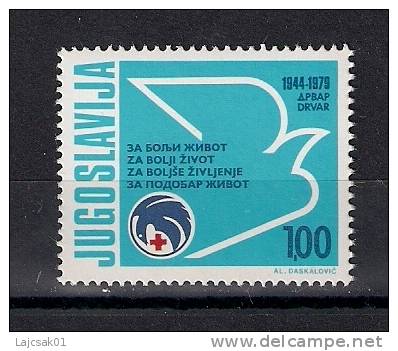 Yugoslavia 1979 Red Cross Surcharge MNH - Beneficiencia (Sellos De)
