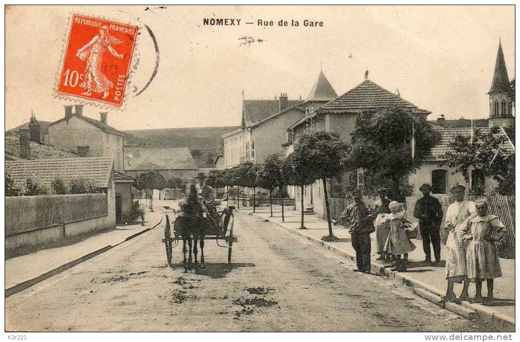 NOMEXY Rue De La Gare Facteur - Nomexy