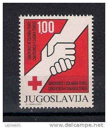 Yugoslavia 1982 Red Cross Surcharge MNH - Charity Issues