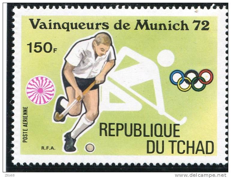 TCHAD 1972 Jo Munich Y&Y PA 144B** - Hockey (Veld)