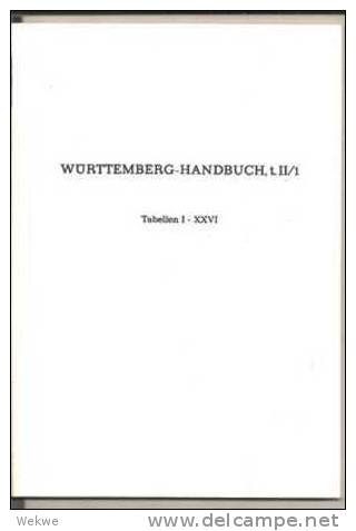 Handbuch Der Württemberg Philatelie Von Brühl/Thoma Band 1 Und 2  + Tabelle.Absolut Druckfrisch. - Handbooks