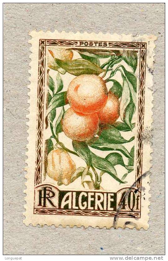 ALGERIE : Production Algérienne : Oranges Et Citrons - Oblitérés