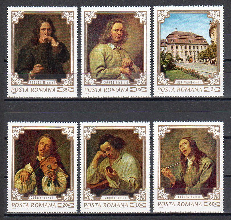 Romania 1970 / The Senses / 6 Val. - Unused Stamps
