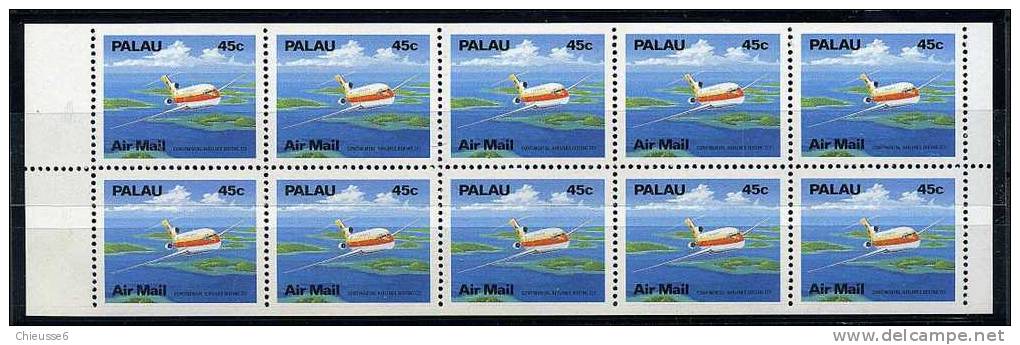 Palau ** Bande De Carnet PA N° C20a  - Avions : Boeing 727 - Palau