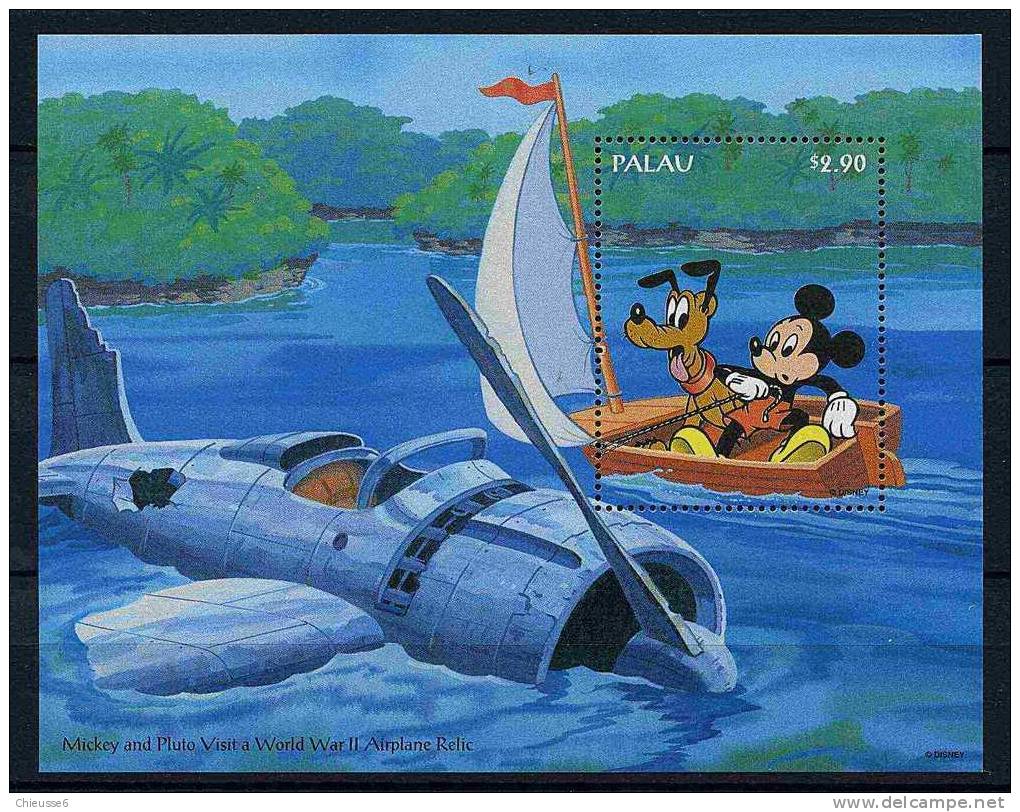 Palau ** Blocs N° 26 à 28 - Tourisme. Dessins De Walt Disney - Palau