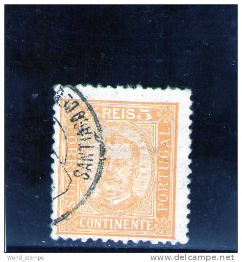 PORTUGAL 1892-3  OBLITERE´ DENT 11.5 - Usado