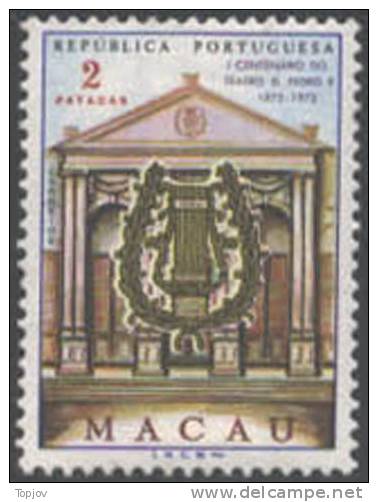 MACAU - TEATAR / THEATER   PEDRO  V -  MNH ** - 1972 - Ungebraucht