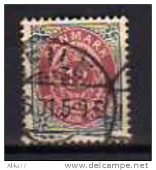 DANEMARK      Oblitéré     Y. Et T.  N° 25 (A) Dentelé 12,5     Cote: 5,00 Euros - Used Stamps