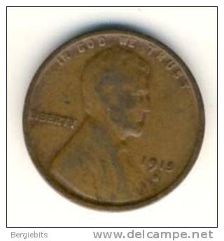 1915 D United States Lincoln Penny In Nice Condition - 1909-1958: Lincoln, Wheat Ears Reverse