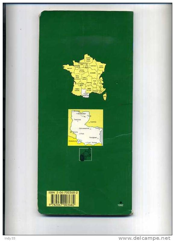 - GUIDE MICHELIN VERT 1992 . PYRENEES ROUSSILLON ALBIGEOIS - Michelin (guide)