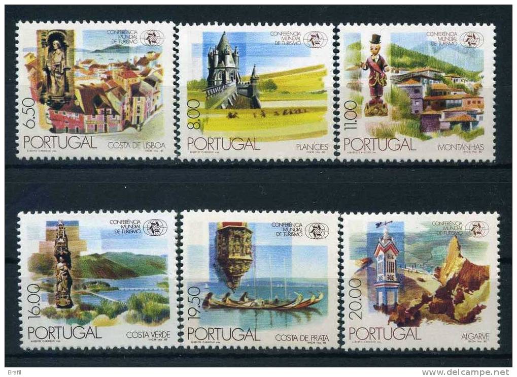 1980 Portogallo, Conferenza Sul Turismo , Serie Completa Nuova - Unused Stamps