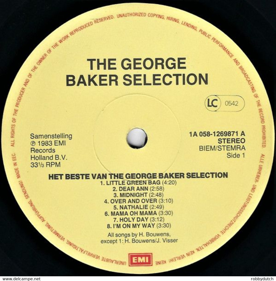 * LP *  HET BESTE VAN DE GEORGE BAKER SELECTION (Holland 1983 Mint!!!) - Disco, Pop