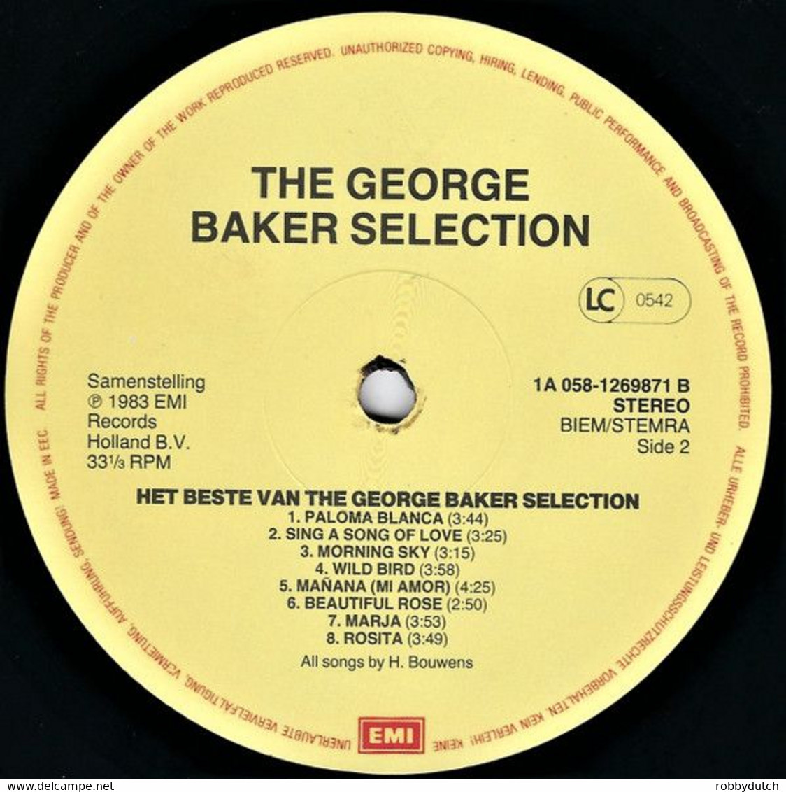 * LP *  HET BESTE VAN DE GEORGE BAKER SELECTION (Holland 1983 Mint!!!) - Disco, Pop