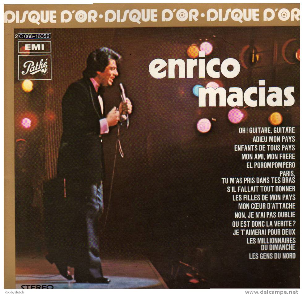 * LP *  ENRICO MACIAS - LE DISQUE D'OR (France 1975 Ex!!!) - Andere - Franstalig