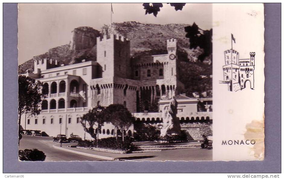 Monaco - Le Palais Du Prince Et Le Monument Commémoratif - Montluet N°830 - Fürstenpalast