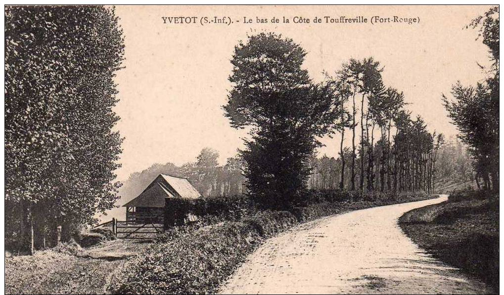 Cpa 76  Yvetot , Le Bas De La Cote De Touffreville........... - Yvetot