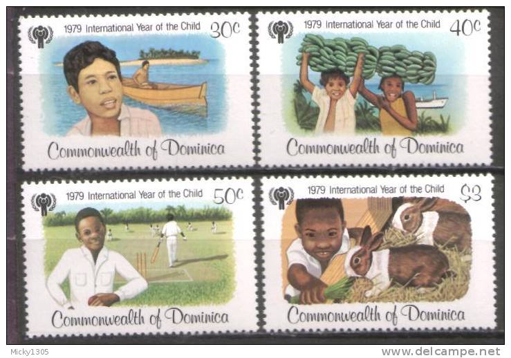 Dominica - Mi-Nr 625/628 Postfrisch / MNH ** (K224) - UNICEF