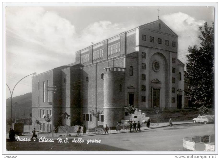 NUORO, LA CHIESA DI N.S. DELLE GRAZIE, B/N   **** - Nuoro