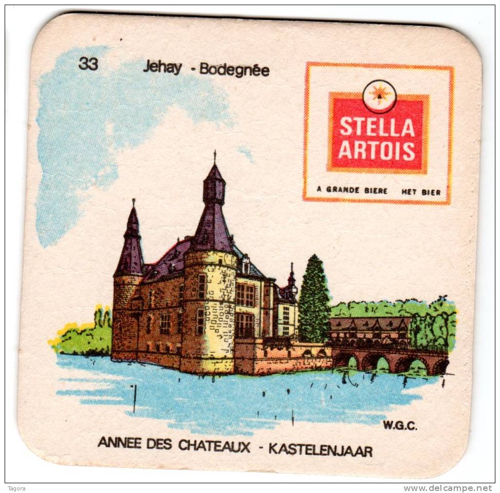 Belgique Stella Artois Thème Patrimoine Chateaux - Beer Mats