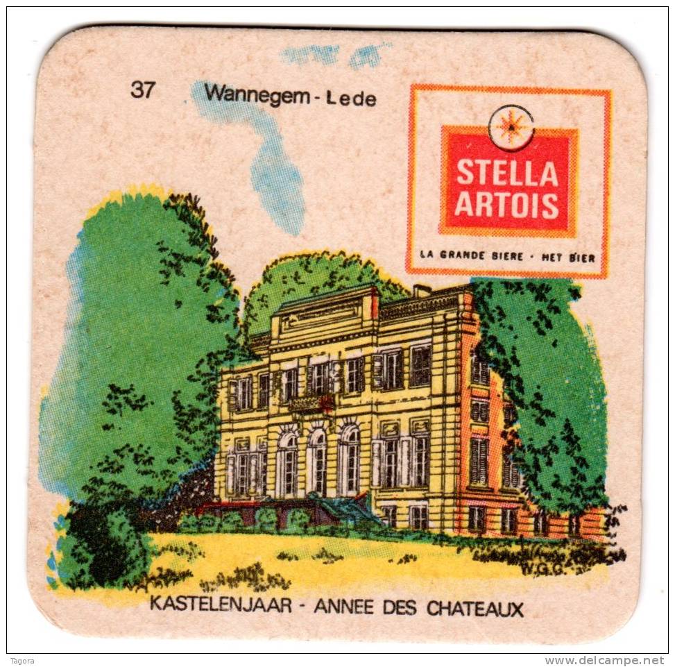 Belgique Stella Artois Thème Patrimoine Chateaux - Bierdeckel