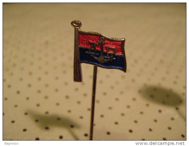 Steamship Company Pin ATLANTSKA PLOVIDBA Dubrovnik Croatia - Bateaux