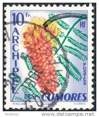COMORES 1958 - Yv. 16 Obl.   Cote= 5,00 EUR - Colvillea ..Réf.AFA10354 - Used Stamps