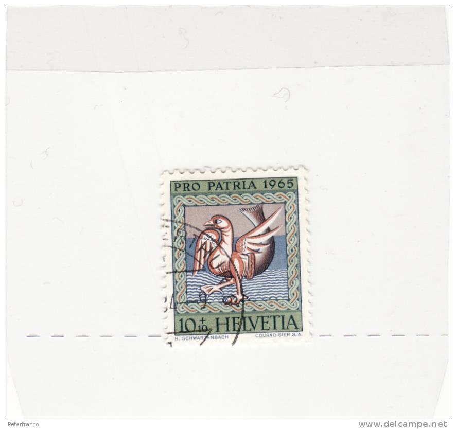 1965 Svizzera - Pro Patria - Dipinti Della Chiesa Di Zillis - Used Stamps