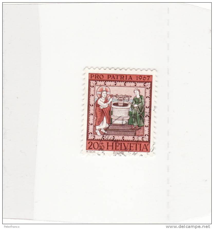 1967 Svizzera - Pro Patria - Dipinti Della Chiesa Di Zillis - Used Stamps