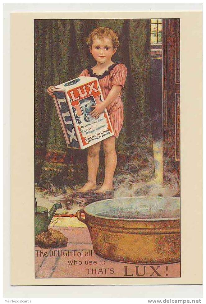 Advertising Reproduction Postcard - Lux Soap - Publicité