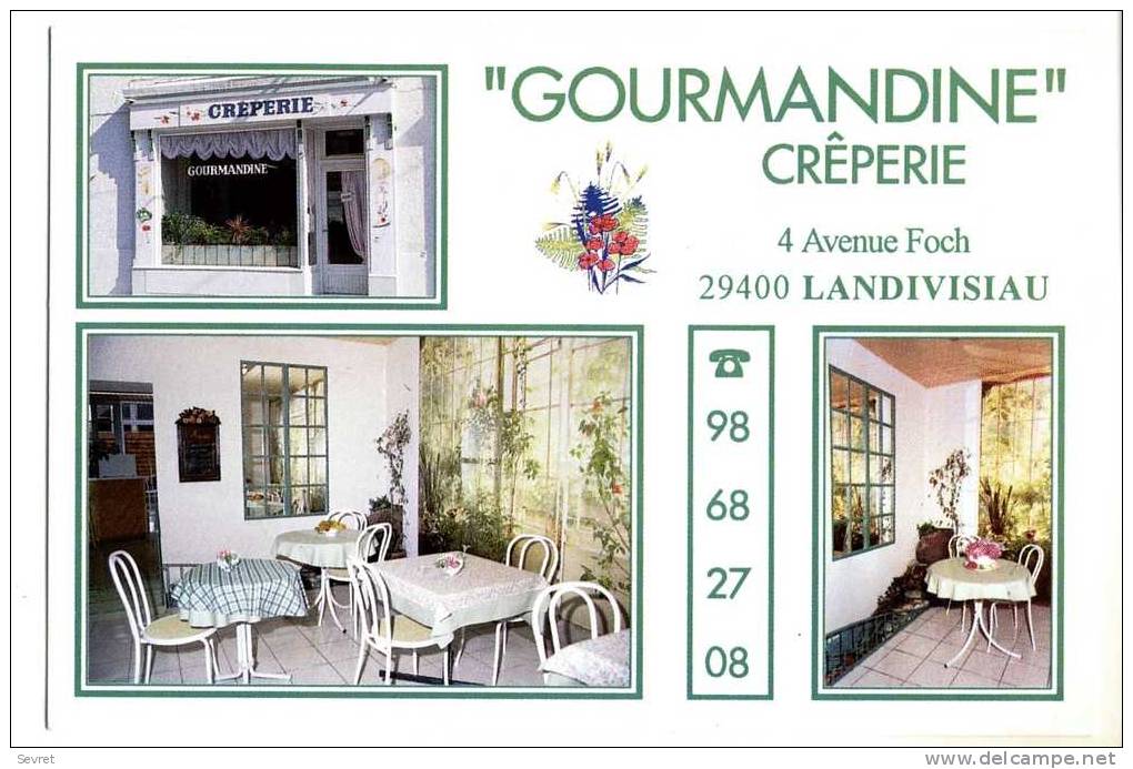 LANDIVISIAU. - Crêperie "GOURMANDINE".    CPM - Landivisiau