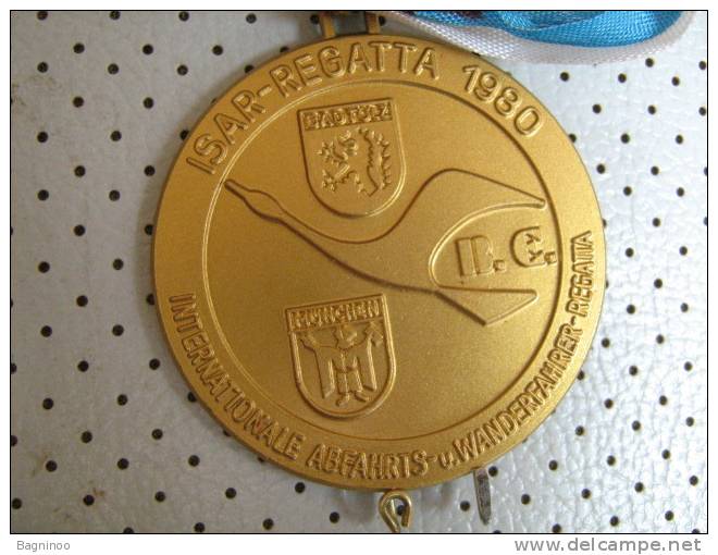 KAYAK CANOE Medal International Isar Regatta 1980 - Canoa