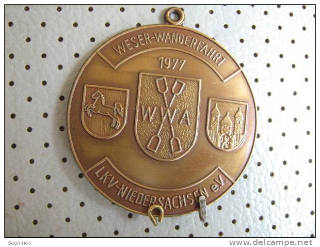 KAYAK CANOE Medal WWA 1977 - Canoë