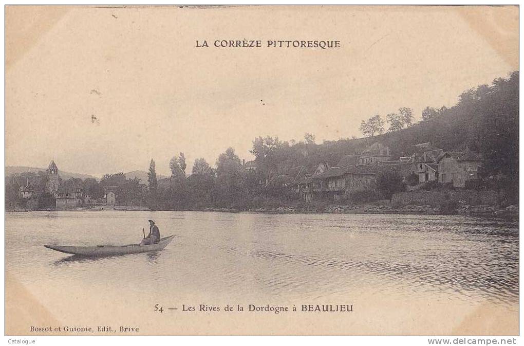 CPA 19 - BEAULIEU - Les Rives De La Dordognec - Other & Unclassified