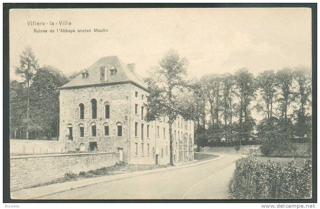 CV De VILLERS-la-VILLE - Ruines De L'abbaye Ancien Moulin , Affr. N°53 Obl. Sc Ambulant ARLON-BRUXELLES 1 - 6511 - Villers-la-Ville