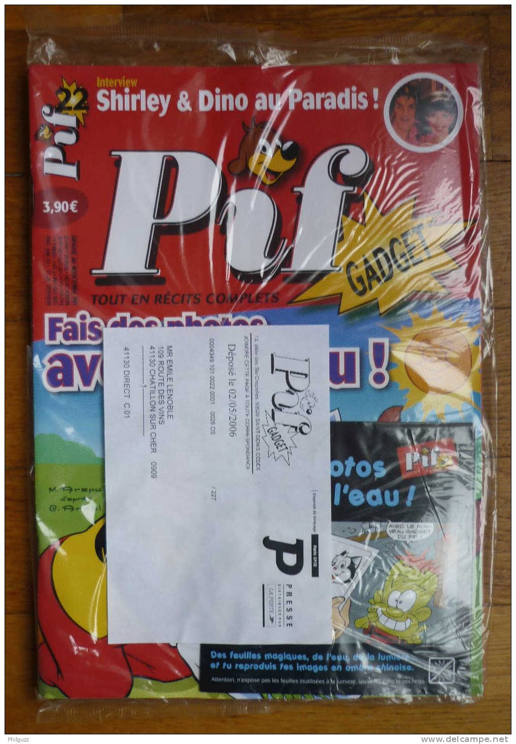 RARE AVEC GADGET Sous Blister   PIF GADGET N° 22  Nouvelle Série 2006 - Pif Gadget