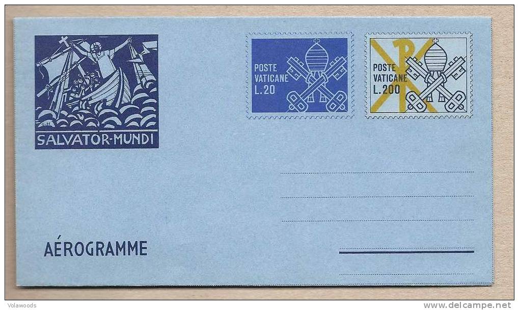Vaticano - Areogramma Nuovo: Provvisorio - 1979 - A16 - Enteros Postales