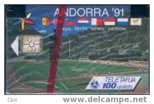 # ANDORRA 1 "Jeux Des ""Petits Etats"" (nsb)" 100 Sc6 06.91 20000ex Tres Bon Etat - Andorre