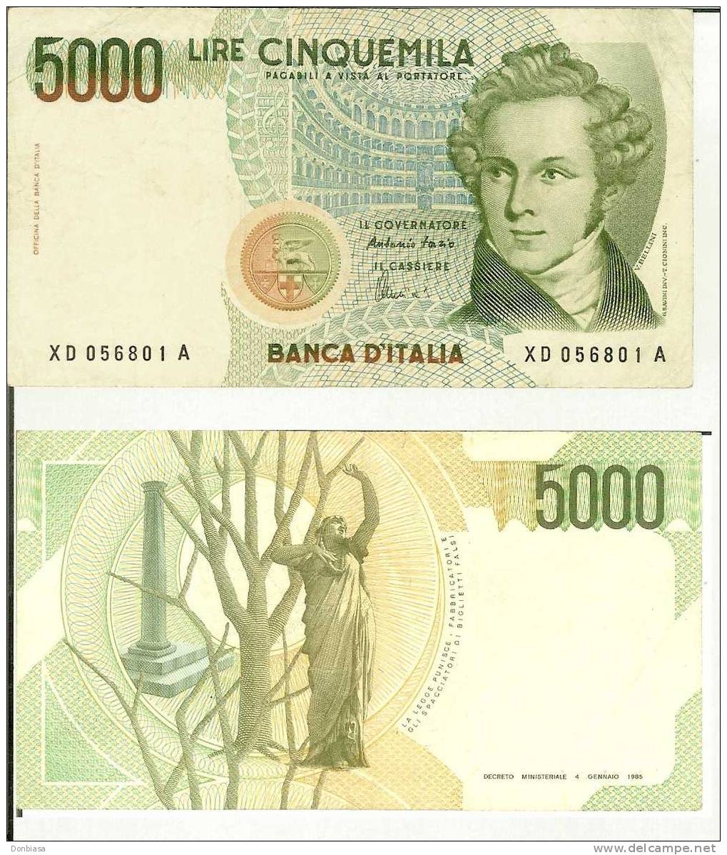 5.000 Lire Bellini 1996 - Serie Speciale XD - 5000 Lire